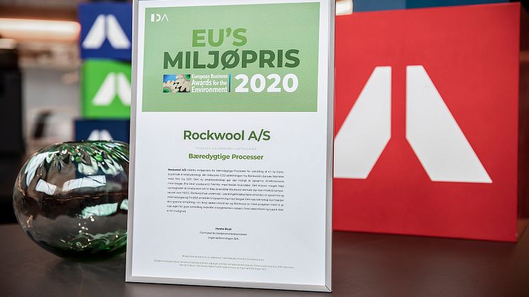 ROCKWOOL får EU’s miljøpris 2020 i Danmark