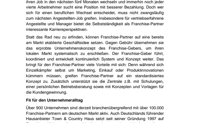 Karriere mit System