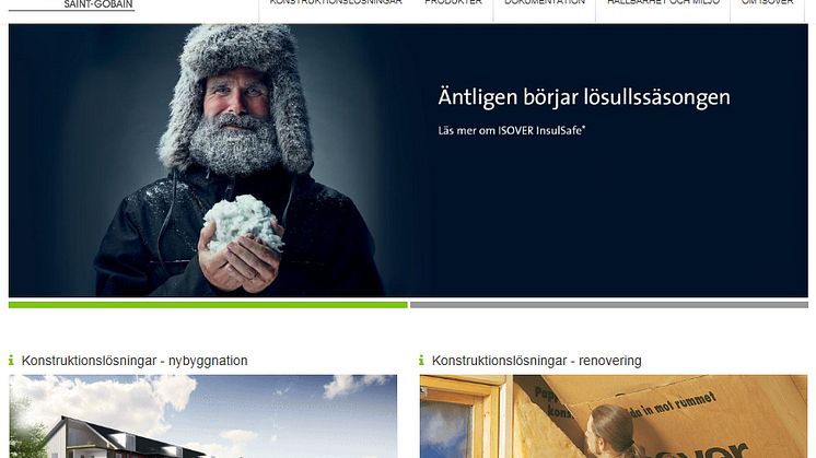 Två helt nya webbsidor för en helt ny tid