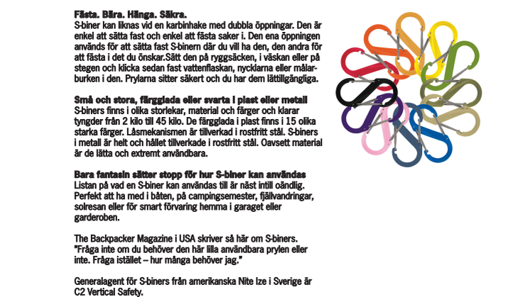 S-biner - Prylen du kommer älska att använda