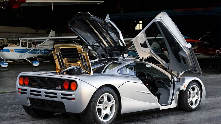 Oslo Motor Show innebär ett sällsynt tillfälle att se superbilarnas superbil McLaren F1 Foto BMW AG