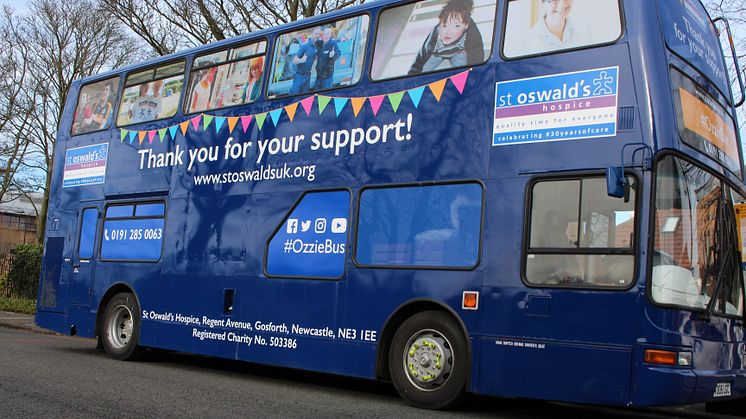 Hospice 'shop on wheels' hits the region's roads after Go North East donates bus to support charity's £7.5m fundraising goal