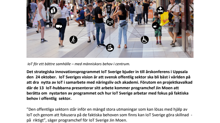 IoT  Sverige  vill  göra  skillnad  –  på  riktigt 