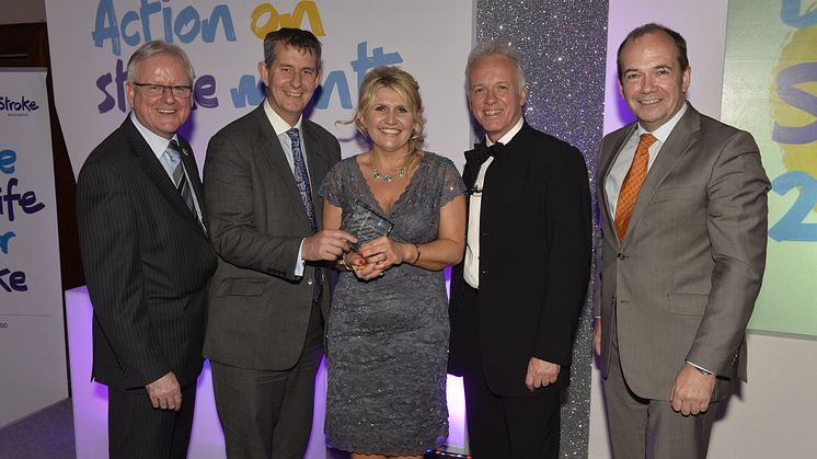 Physiotherapist wins Professional Excellence  accolade at Northern Ireland Life After Stroke Awards