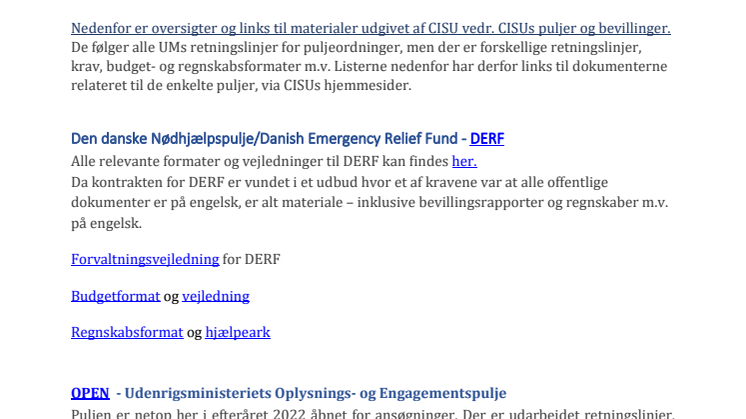 CISU oversigt over materialer til udbudsrunde A.pdf