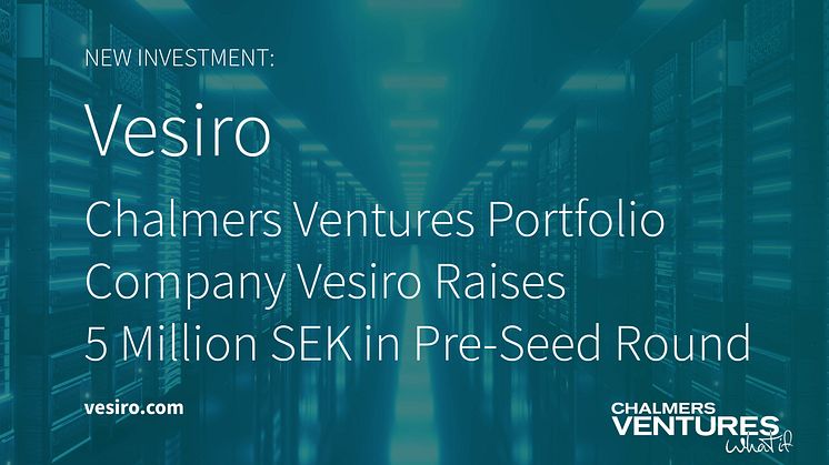 Vesiro PR Chalmers Ventures Bilder