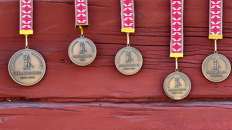 Medaljer löplopp Vasaloppets sommarvecka