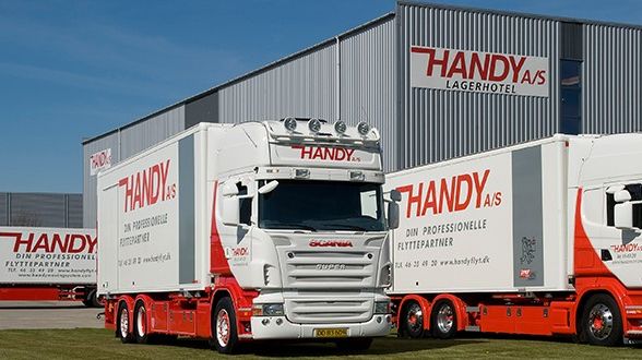 Handy A/S tilbyder professionel maskinflytning