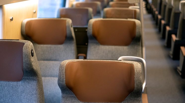Första bokningsbara Nya X 2000 avgår från Göteborg onsdag morgon