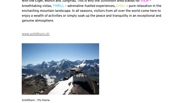 Schilthorn area