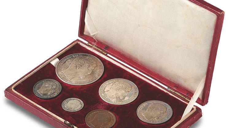 Royal presentation set from 1854. Estimate: DKK 100,000.