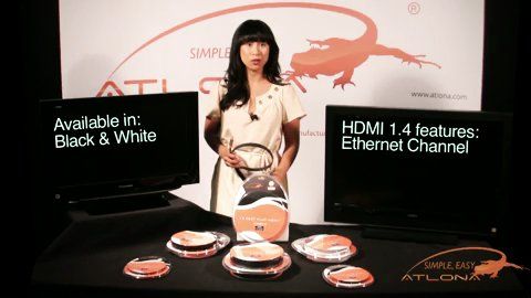 Atlona's Flat HDMI 1.4 Cables 