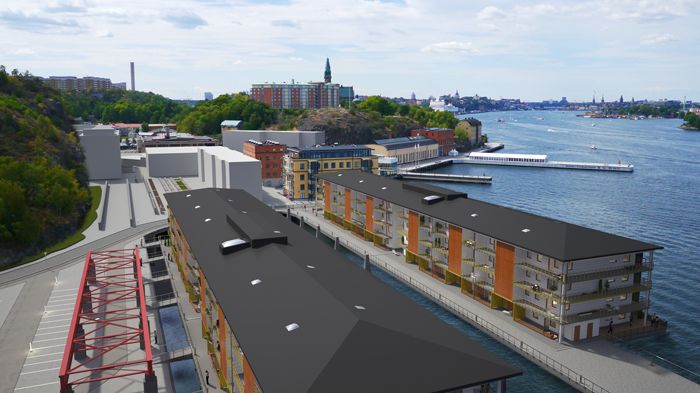HSB bygger bostäder på vattnet i Stockholm