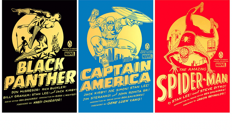 Images from Penguin Random House's Penguin Classics Marvel Collection website
