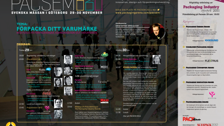 Program PACSEM 2011 - Förpacka ditt varumärke