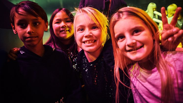 Barn ur publiken från Barngalan 2018