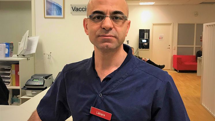 Sammy Klaff, distriktsläkare och verksamhetschef på Trädgårdstorgets vårdcentral i Linköping.