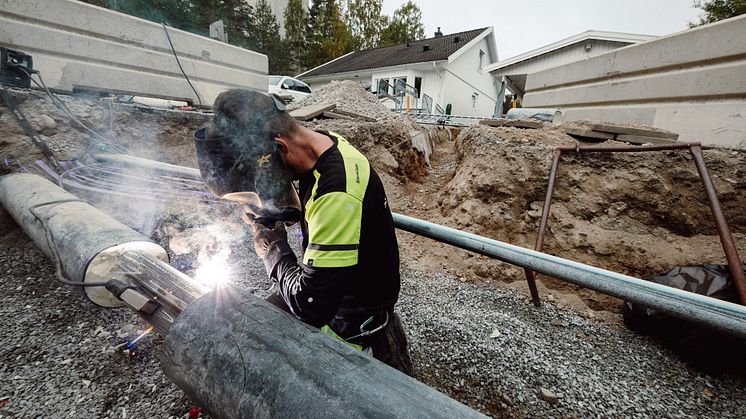 Fjärrvärme hett i Lindesberg 