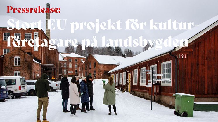 Stort EU projekt för kulturföretagare på landsbygden