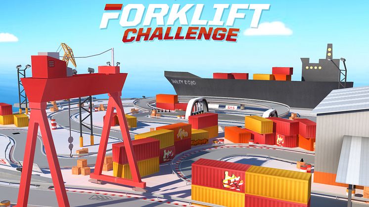 Toyotas mobiltruckspel Forklift Challenge