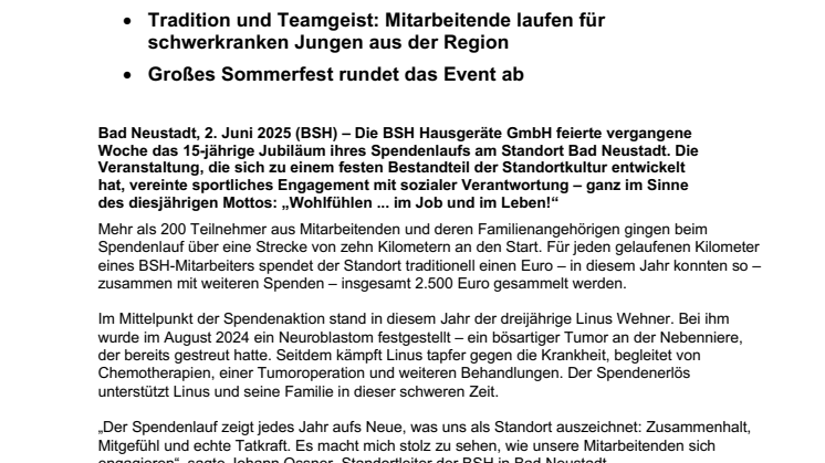 BSH_Presseinformation-Spendenlauf_Bad Neustadt