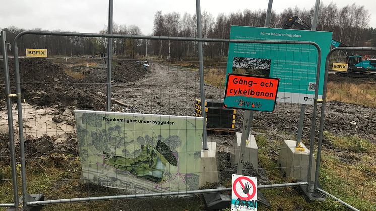Järvas populäraste parkstråk avspärrat