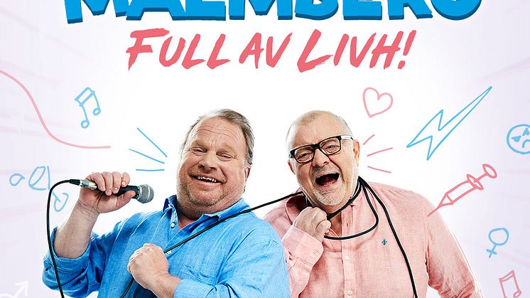 Premiärkväll för Claes Malmberg och Stefan Livhs show "Malmberg full av Livh" på Kajskjul 8!