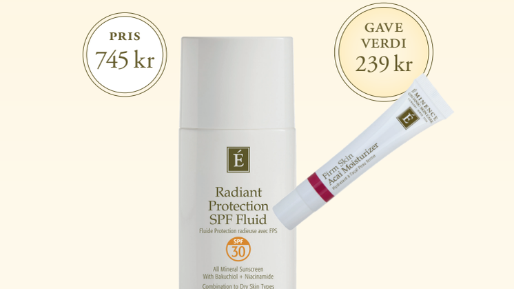Kjøp en lysnende solkrem med bakuchiol og niacinamid – få 15 ml fuktighetskrem gratis!