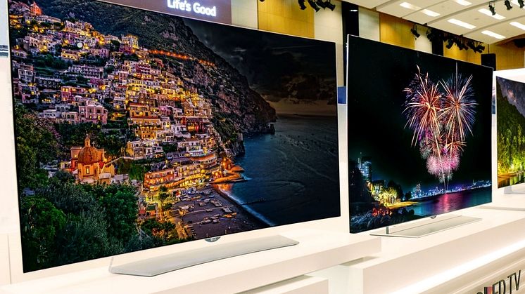 LG LANSERER VERDENS FØRSTE 4K OLED-TV MED STØTTE FOR HIGH DYNAMIC RANGE (HDR)
