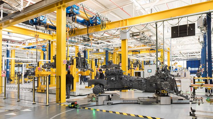 CLAAS traktorfabrik i Le Mans
