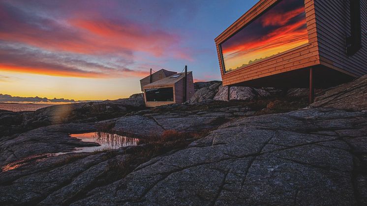 Flokehyttene cabins. Photo: Holon Arkitektur