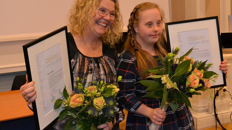 UPP-pristagare 2016 Anneli Tisell och Ida Johansson