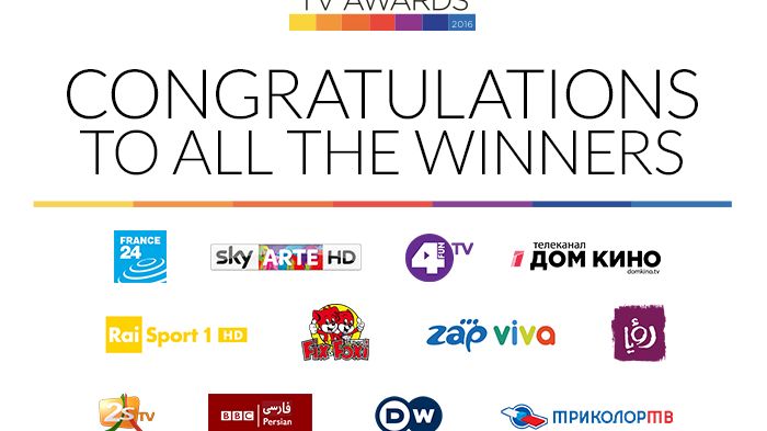 ​Winners announced of the prestigious Eutelsat TV awards! 