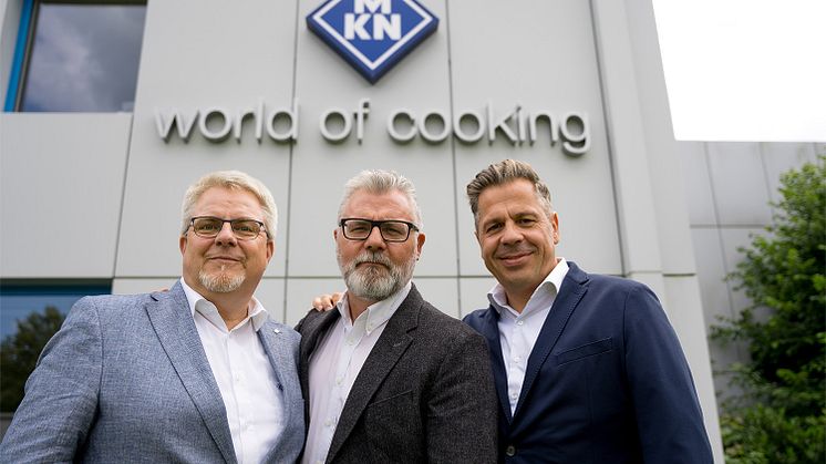 Die neue Vetriebsführung bei MKN: v.l: Ludwig Spiegel, Dirk Hanisch, Oliver Meurer.