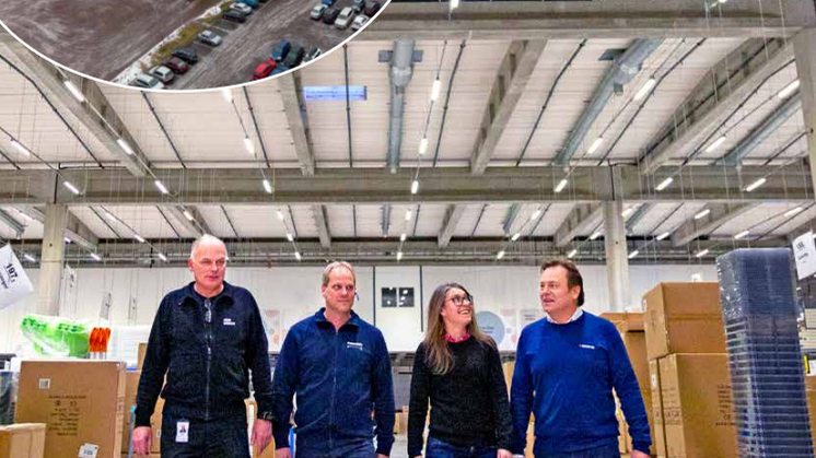 Logistiktjänst möjliggjorde snabb armaturinstallation vid Clas Ohlsons centrallager