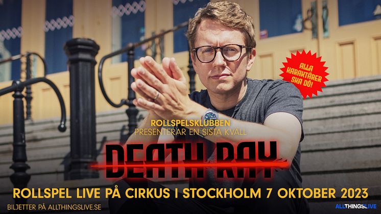 Rollspelsklubben tackar för sig med en sista (mega)show på Cirkus i höst