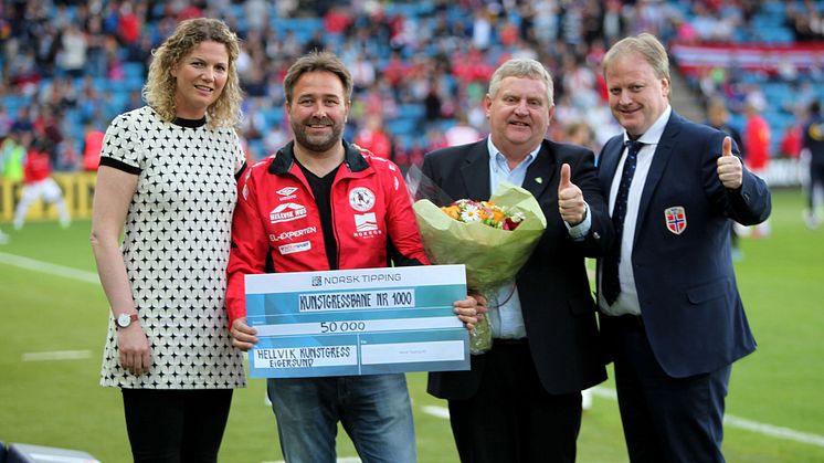 Kunstgressbane nummer 1000