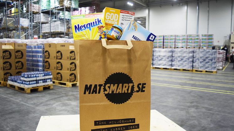 Nestlé och Matsmart samarbetar för minskat matsvinn