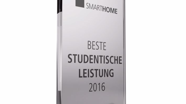 1. Platz beim „SmartHome Award Deutschland 2016“ an Studierenden des Masterstudiengangs Telematik der TH Wildau