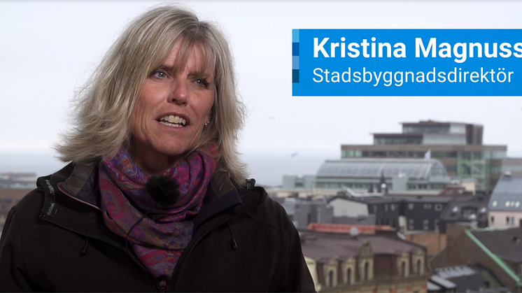 Kristina Magnusson förklarar varför det grävs på så många ställen samtidigt i Helsingborg. 
