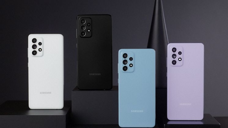 Nå slipper Samsung de nye modellene Galaxy A52, A52 5G og A72