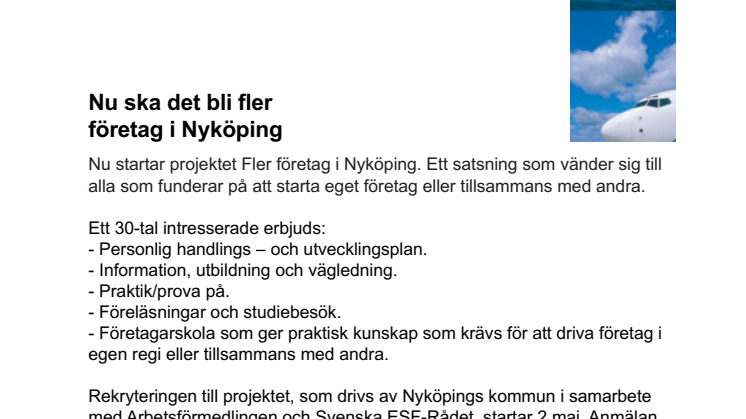 Nu ska det bli fler företag i Nyköping