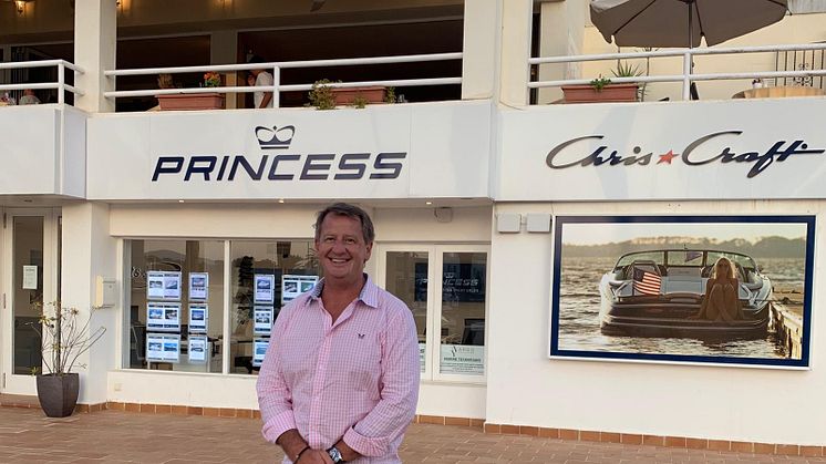 Robbie Head is to become Ibiza sub-dealer for Princess Motor Yacht Sales in April 2020