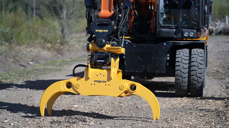 engcon lanceert nieuwe vingergrijper