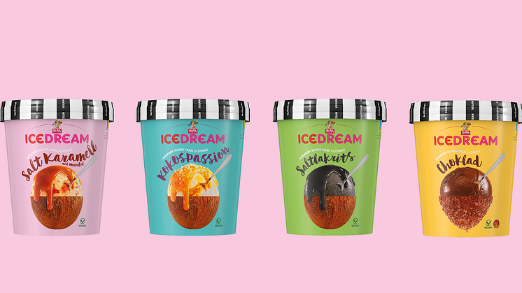 SIA Glass lanserar vegansk glassdröm - säg hej till Ice Dream!
