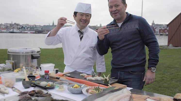 - Sushi er nesten like populær som taco