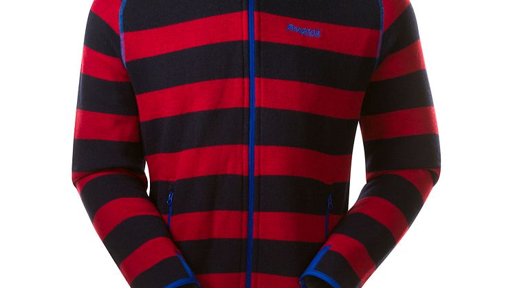 1898 Perikum Jacket - Navy/Red Striped/Cobal Blue