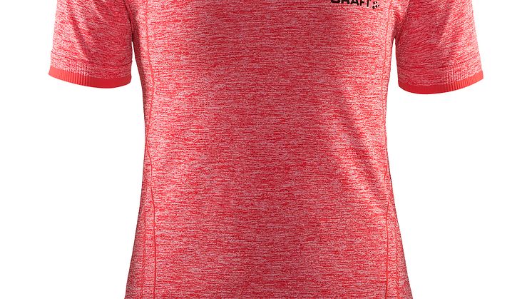 Active Comfort shortsleeve i färgen poppy