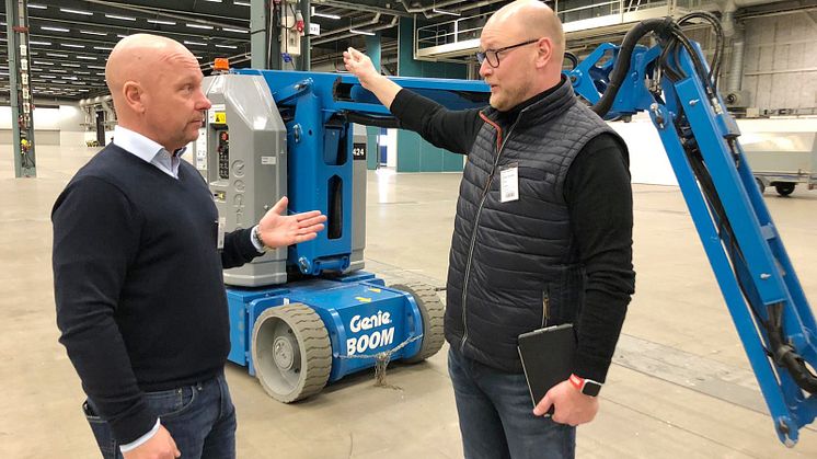 Anders Gidrup, säkerhetschef, och Thomas Ahlberg, teknikchef på Locum.