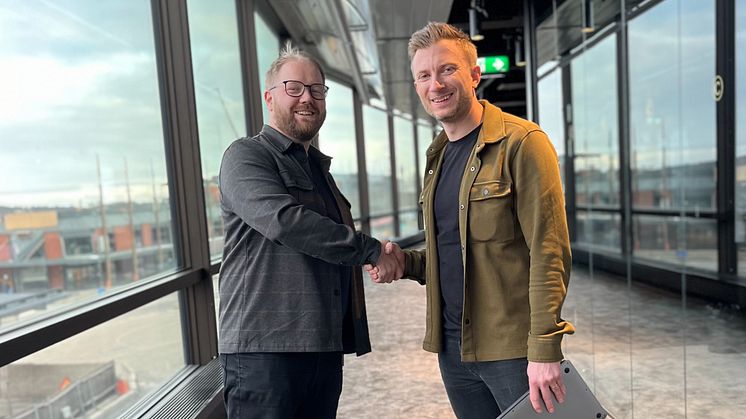 Jonas Wärngård & Robin Helt är nöjda med sitt samarbete